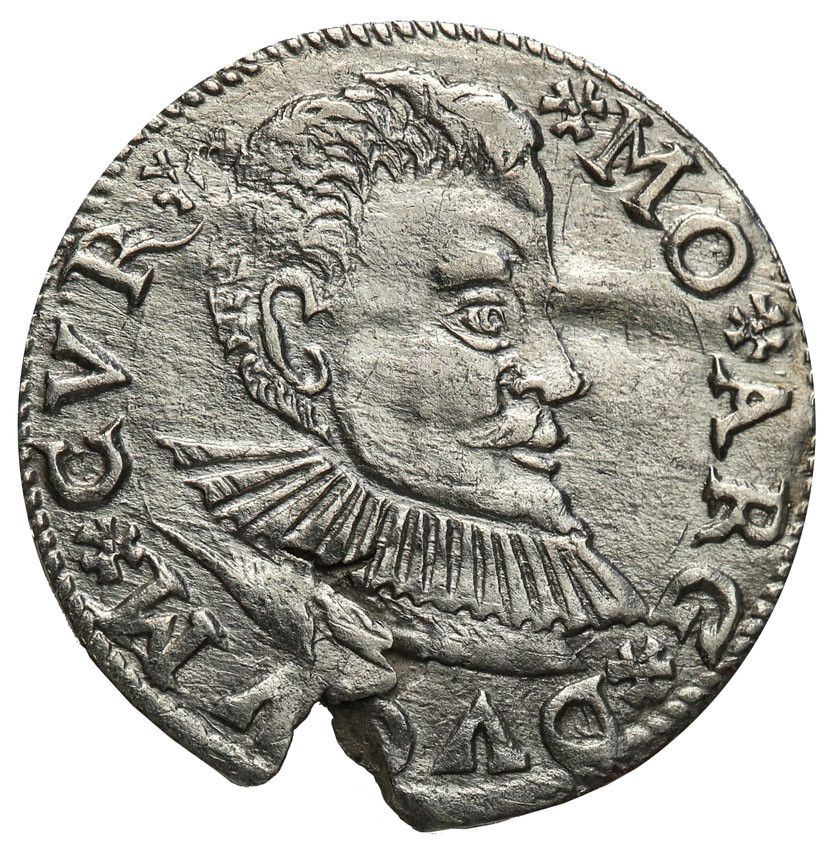 Kurlandia. Fryderyk Kettler 1587-1638. Trojak (3 Grosze) 1597, Mitawa